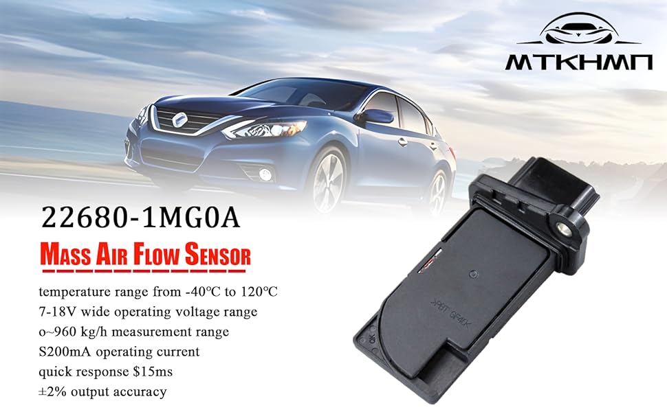 2017 Nissan Altima Mass Air Flow Sensor