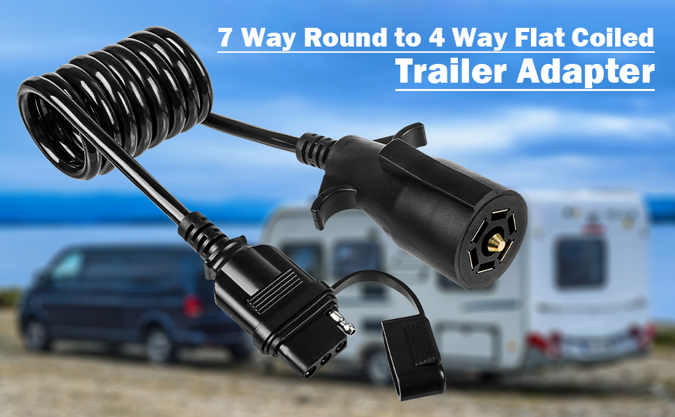 7 Pin To 4 Pin Trailer Wiring Adapter