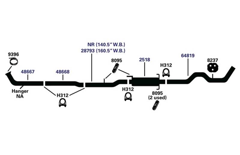 2003 Dodge Ram 1500 Exhaust System Diagram
