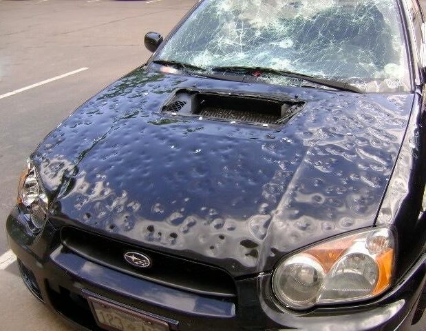 How To Fix A Hail Damaged Car