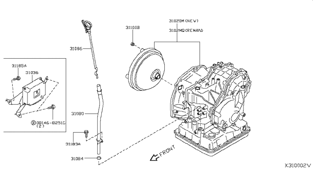2012 Nissan Versa Transmission Replacement