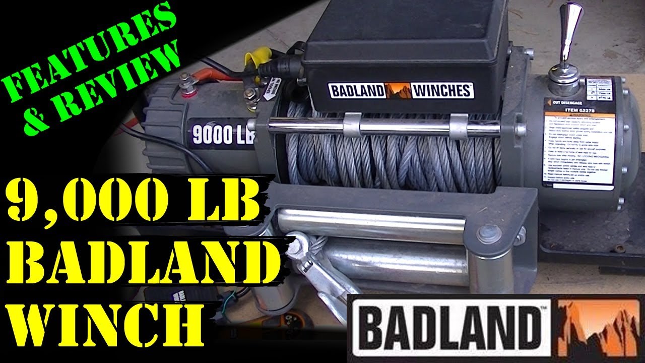 Harbor Freight 9000 Lb Winch