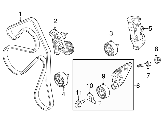 2012 Ford Explorer Serpentine Belt Diagram