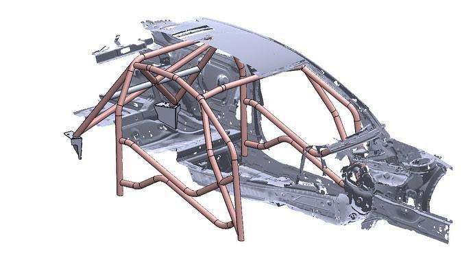 Convertible Roll Cage Design And Chassis Reinforcement
