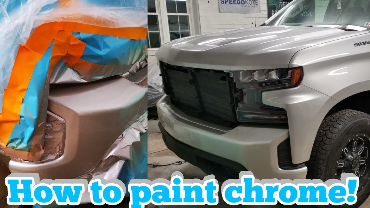 How To Paint A Chrome Bumper