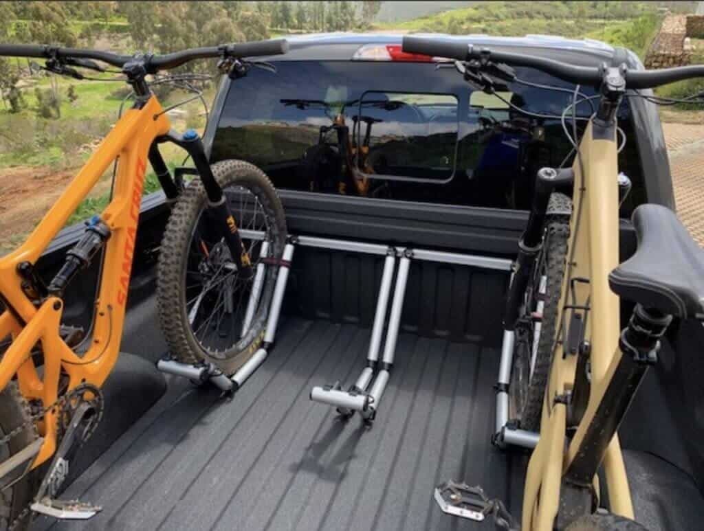 Pickup Bed Bike Rack Homemade