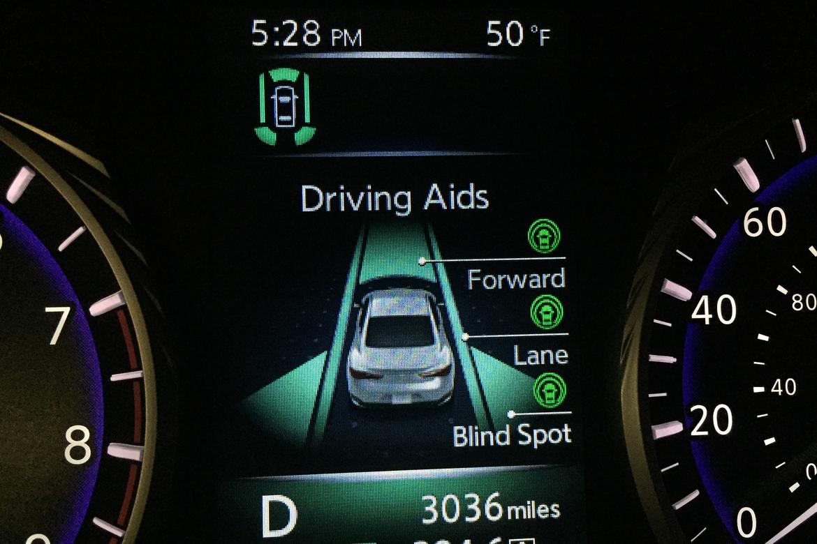 Forward Emergency Braking System Warning Light Infiniti