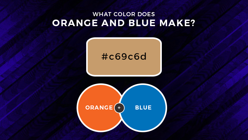 Orange Plus Blue Makes What Color