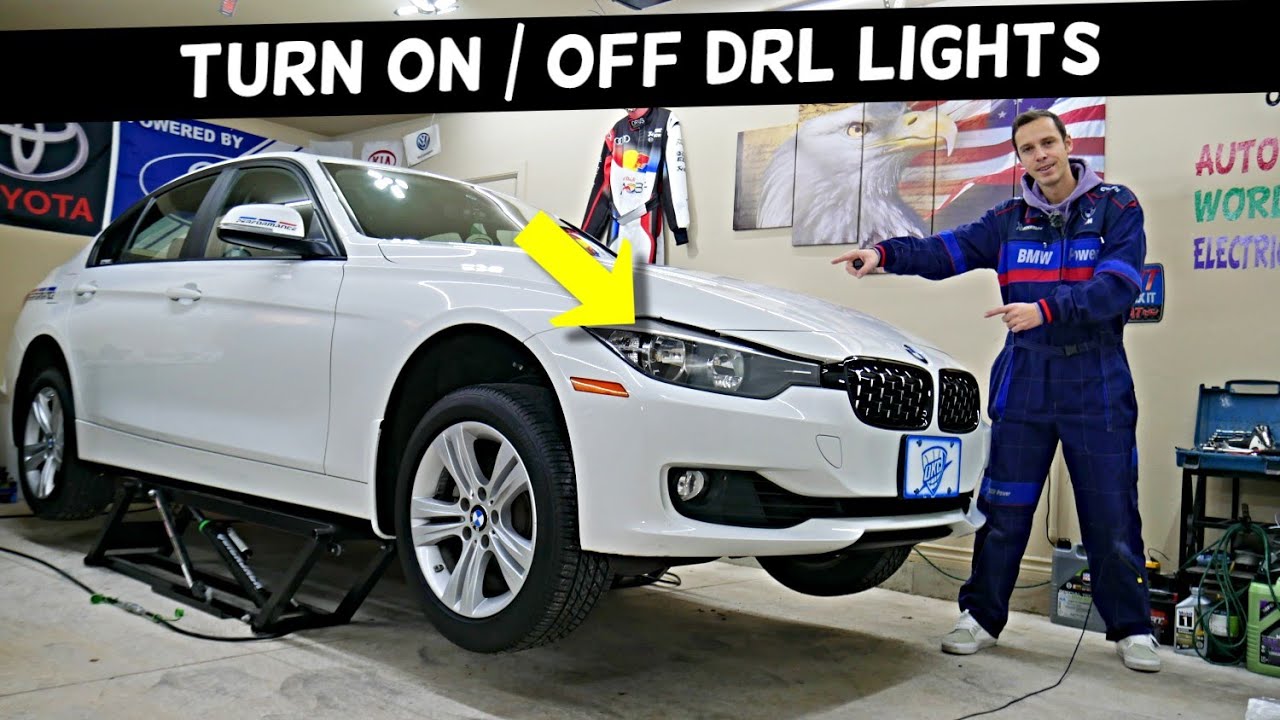How To Turn Off Drl Lights BMW HOW TO TURN ON OFF DRL LIGHT, DAYTIME RUNNING LIGHTS BMW F30 F31