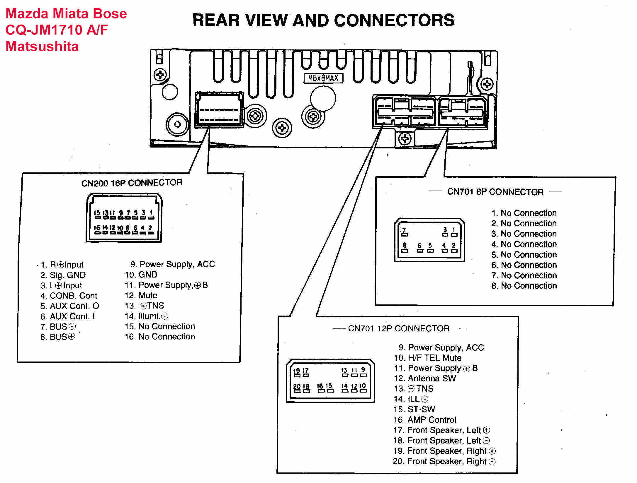 Factory Amp Wiring Bose Car Amplifier Wiring Diagram