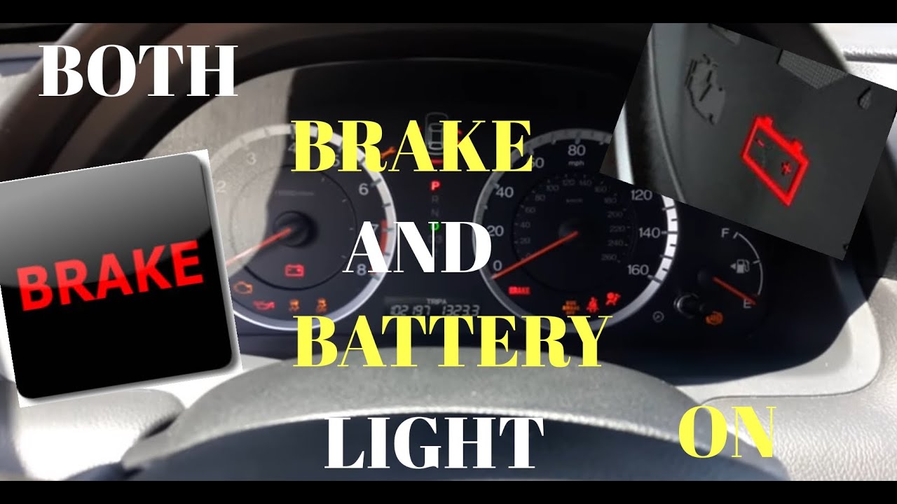 Brake Light And Battery Light
