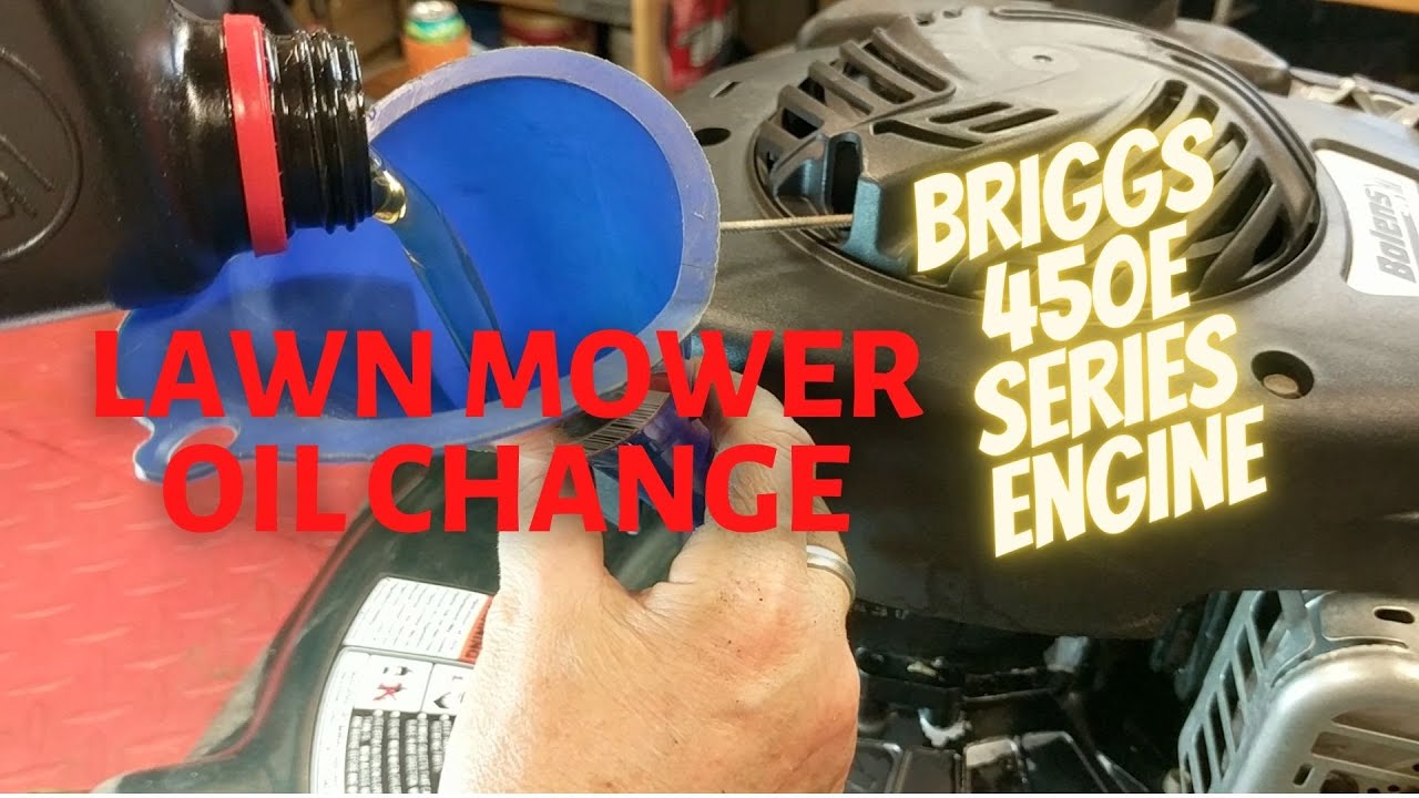 Briggs And Stratton Lawn Mower Change Oil