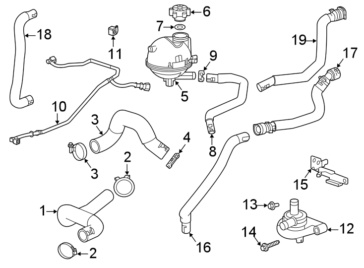 2017 Buick Encore Coolant Hose Diagram
