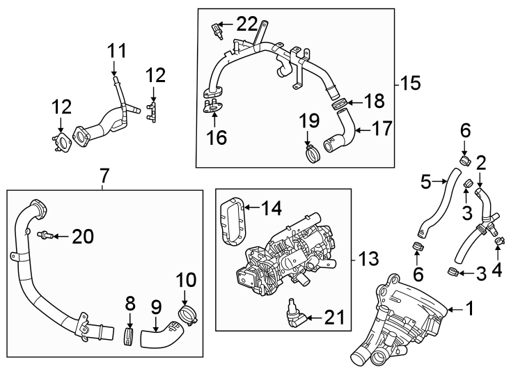 2014 Buick Encore Coolant Hose Diagram