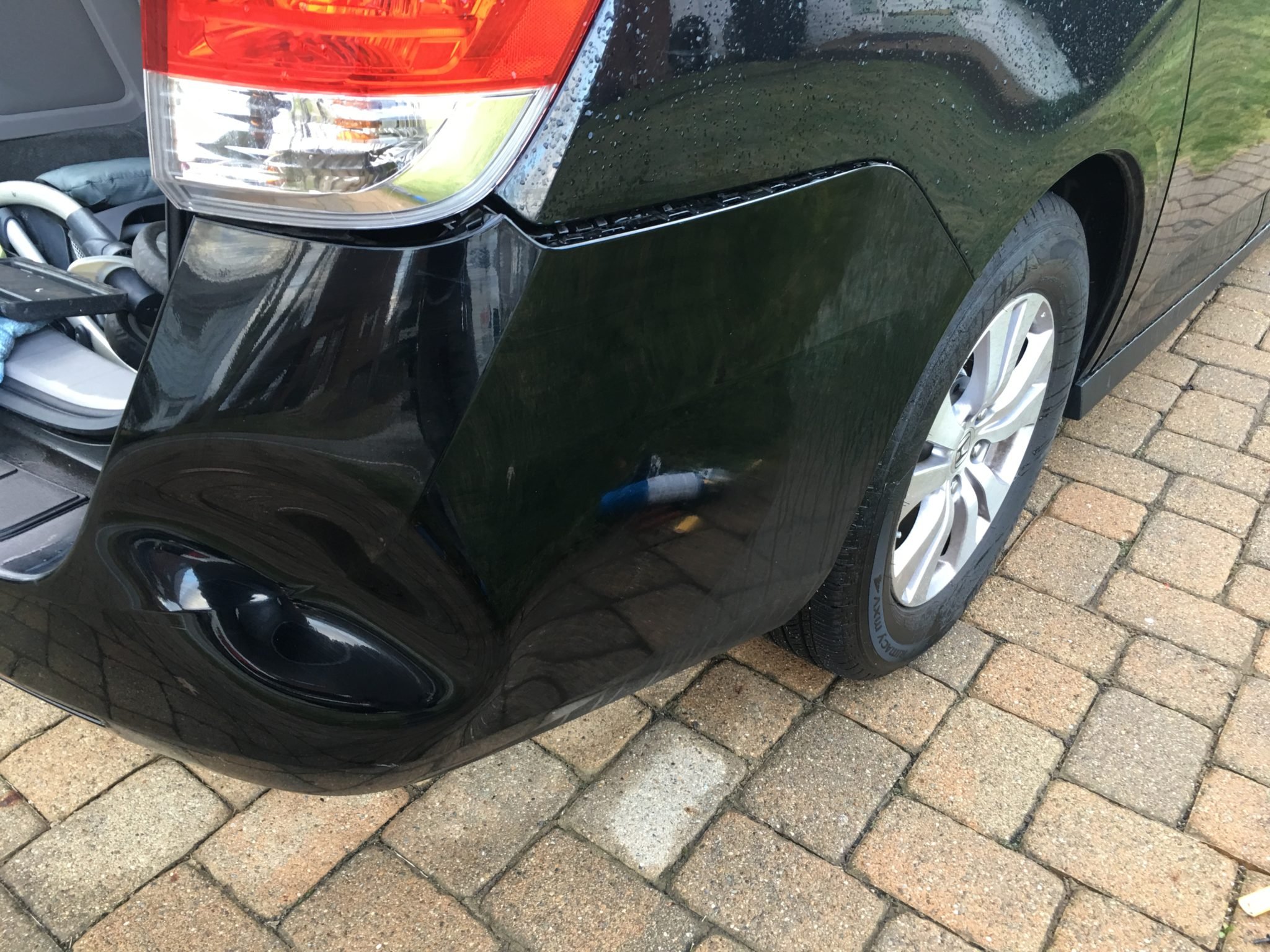 Fixing Scratches And Small Dent On Bumper