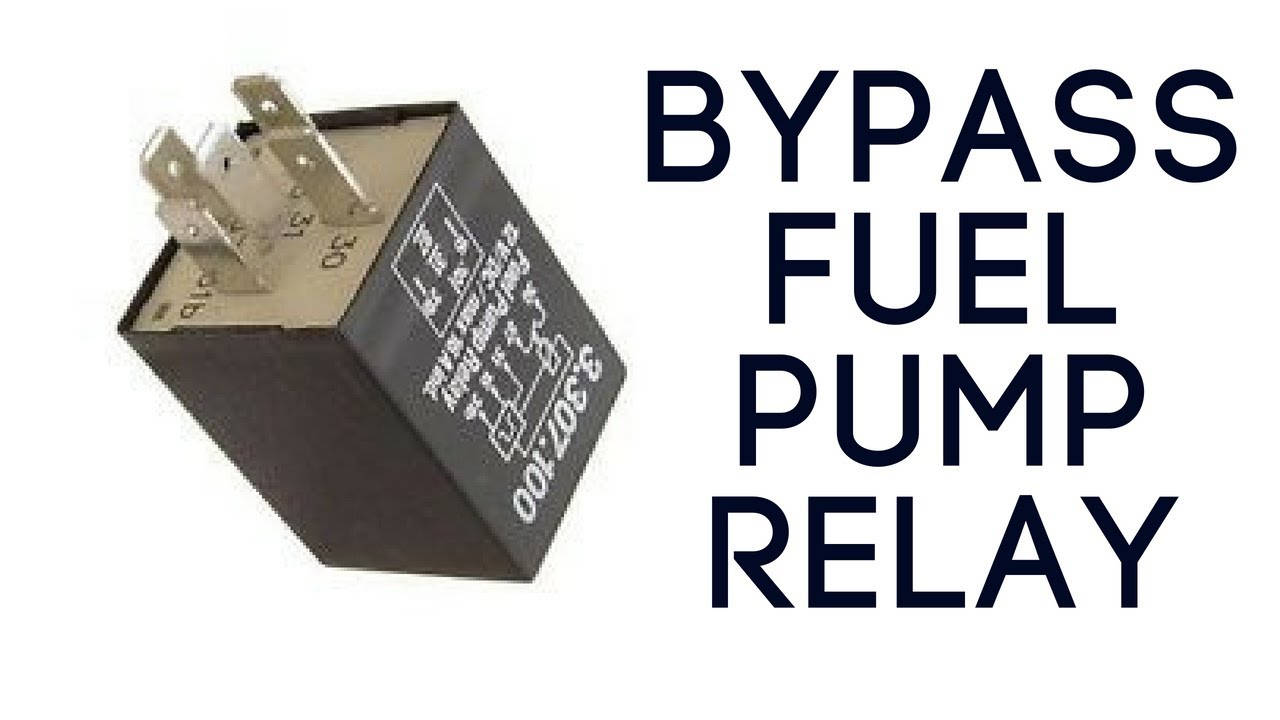 How To Bypass A Fuel Pump Relay Bypass motorcycle fuel pump relay - YouTube