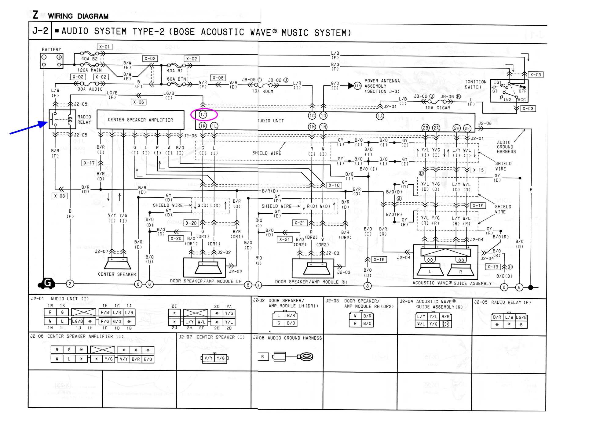 2003 Cadillac Cts Bose Amp Wiring Diagram