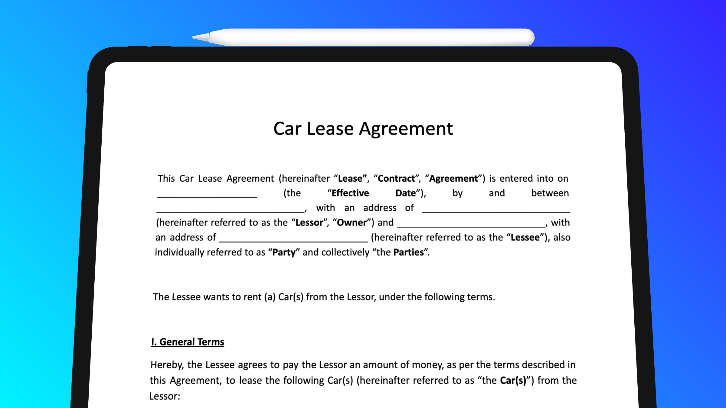 How To Lease A Car For A Business