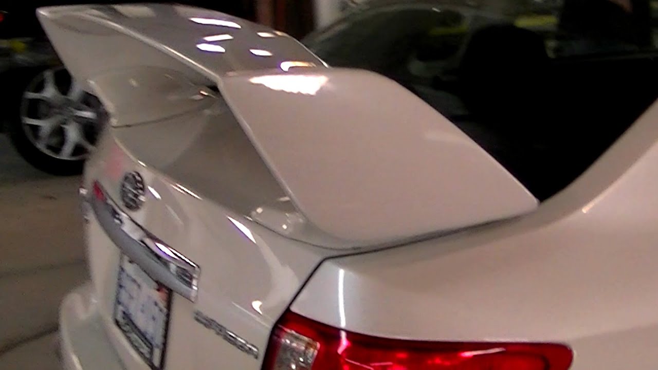 How To Put A Spoiler On A Car Car Spoiler Install - YouTube