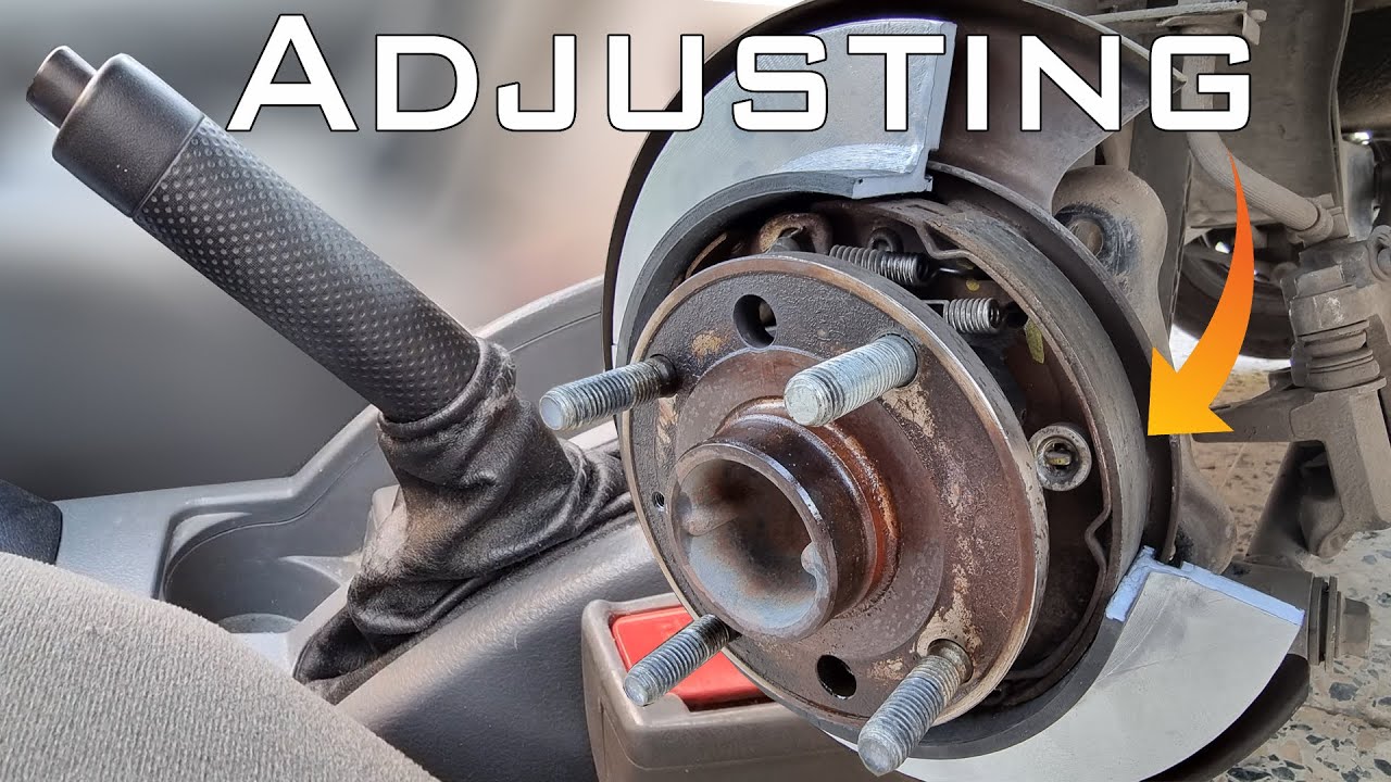 How To Adjust A Brake Pedal Car still moves with handbrake on/How to adjust Parking pedal brakes