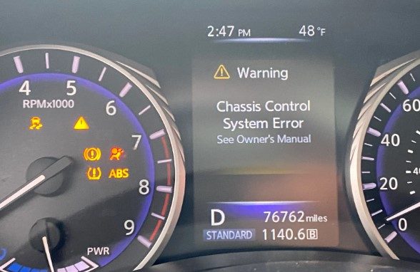 How To Fix Chassis Control System Fault Chassis Control System Error Q50 [Causes and Solution]
