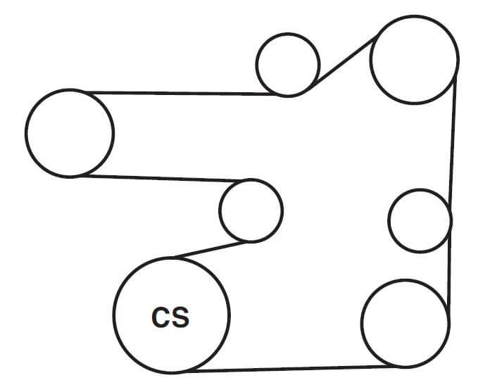 2017 Chevy Cruze Serpentine Belt Diagram