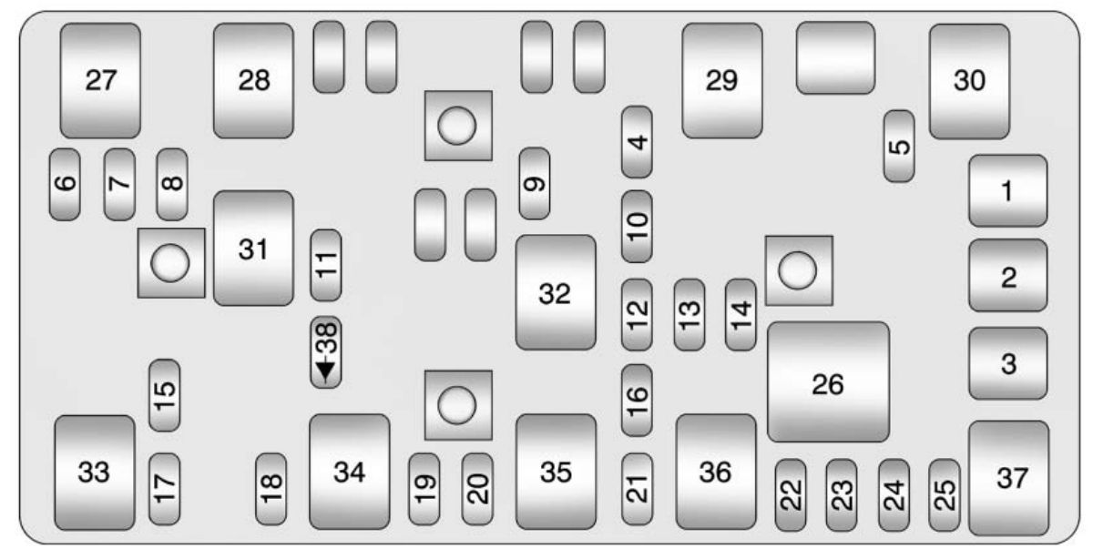 2012 Chevy Malibu Trunk Fuse Box Diagram