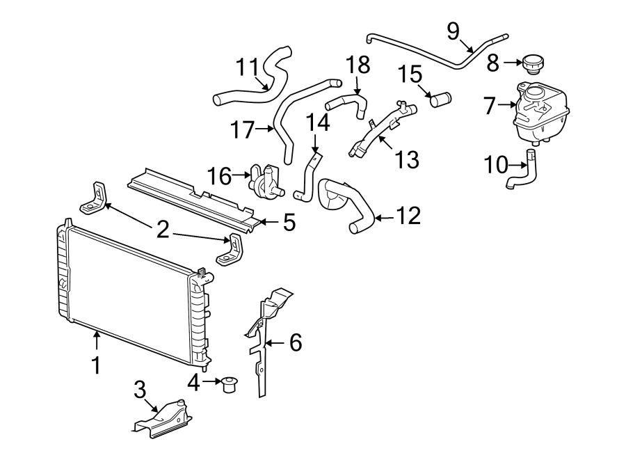 2014 Chevy Malibu Coolant Hose Diagram