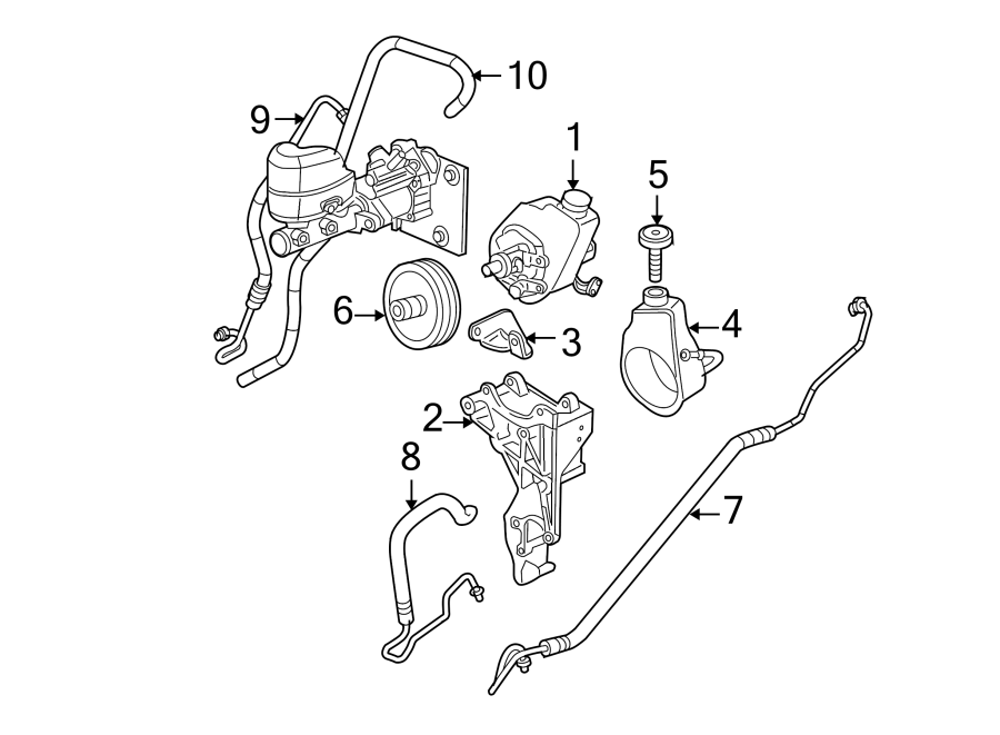 2002 Chevy Silverado Power Steering Hose Diagram