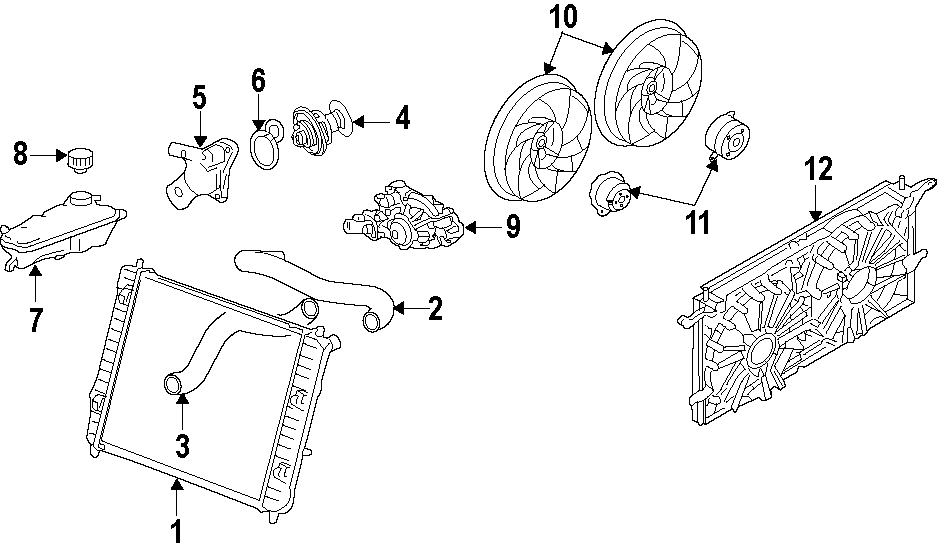 2002 Chevy Tahoe Cooling System Diagram