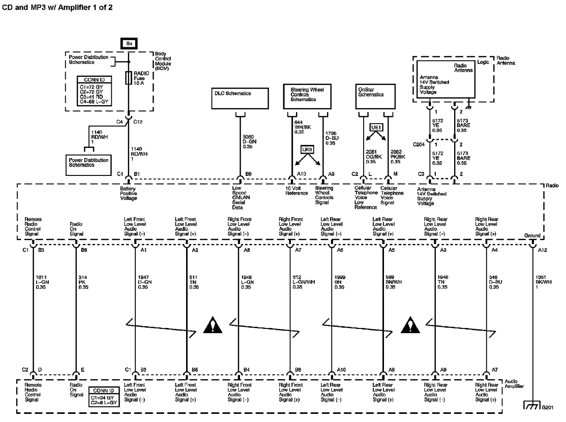 2010 Chevy Cobalt Radio Wiring Diagram