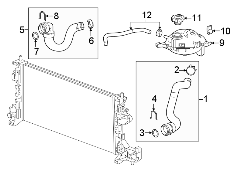 Cooling System 2011 Chevy Cruze Coolant Hose Diagram