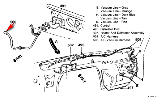Chevy Express Van Vacuum Hose Diagram