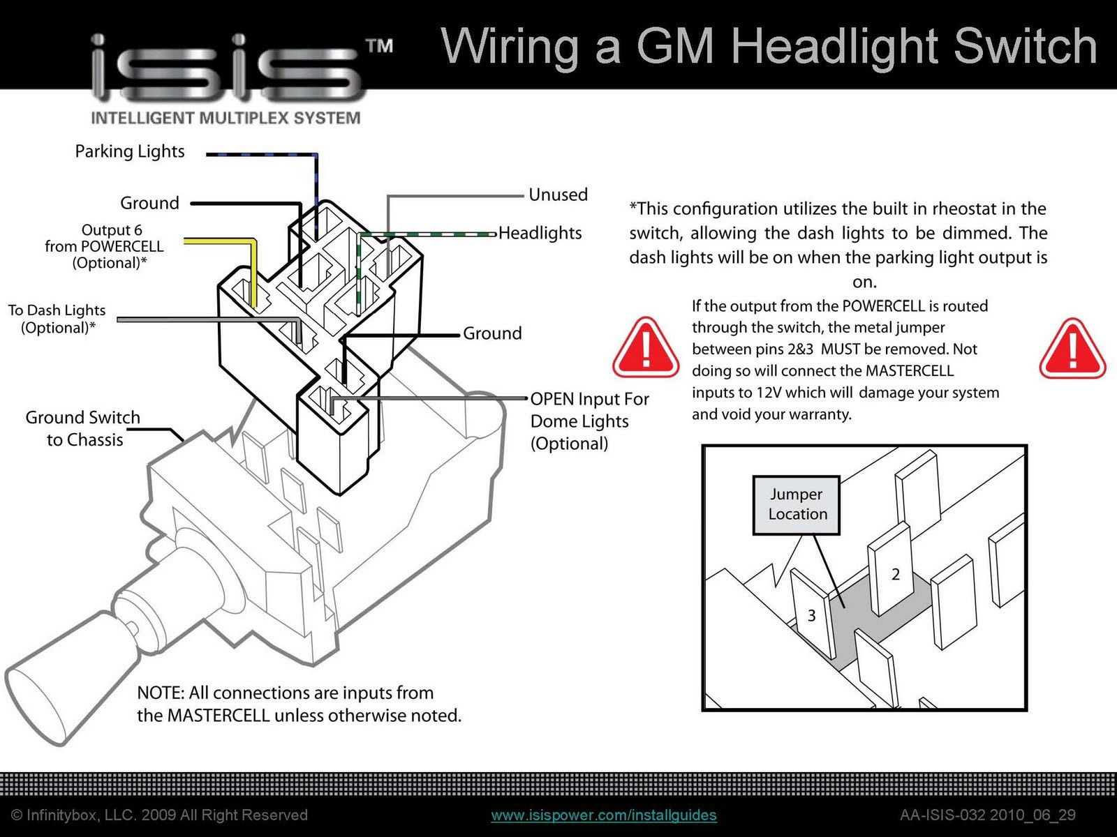 Chevy Headlight Switch Wiring Diagram