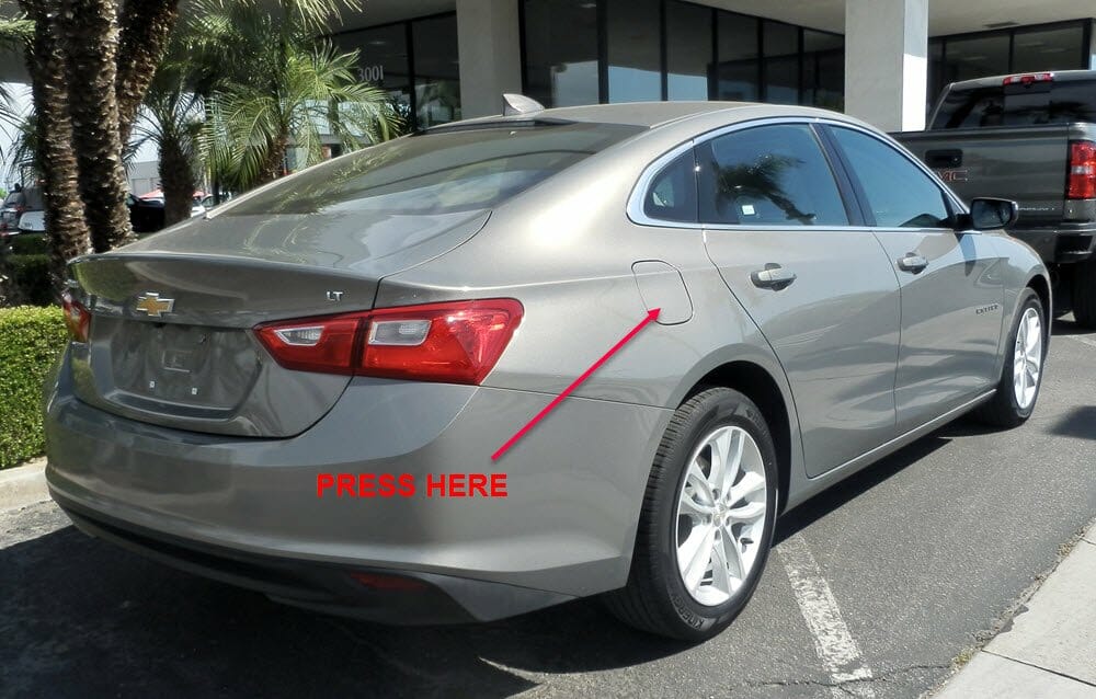 Where Is Gas Tank Release On Chevy Malibu