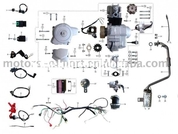 110cc Chinese Atv Carburetor Diagram