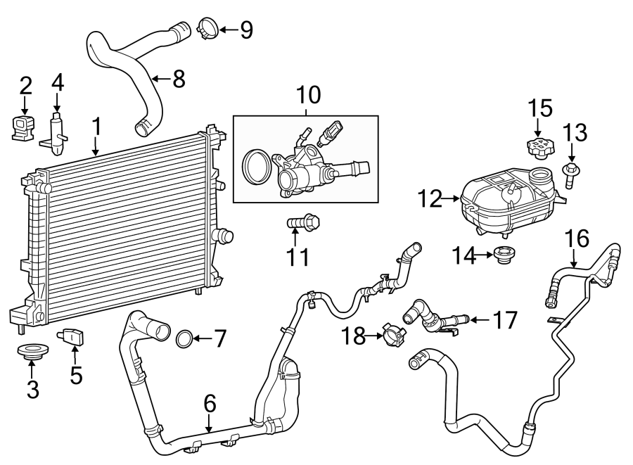 2015 Chrysler 200 Cooling System Diagram