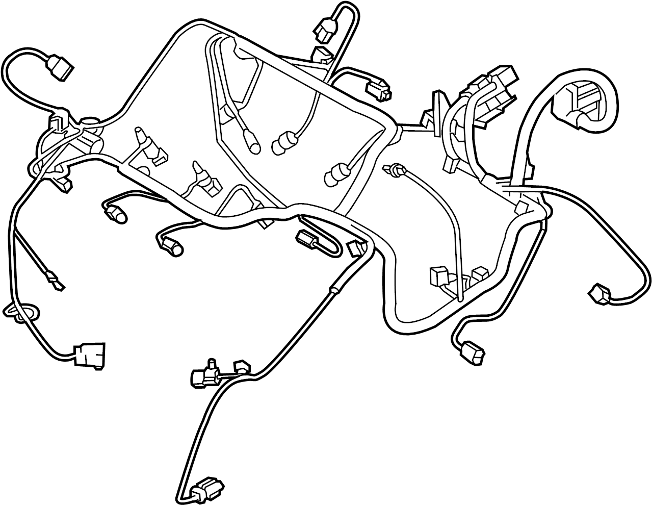 2006 Chrysler 300 5.7 Engine Wiring Harness