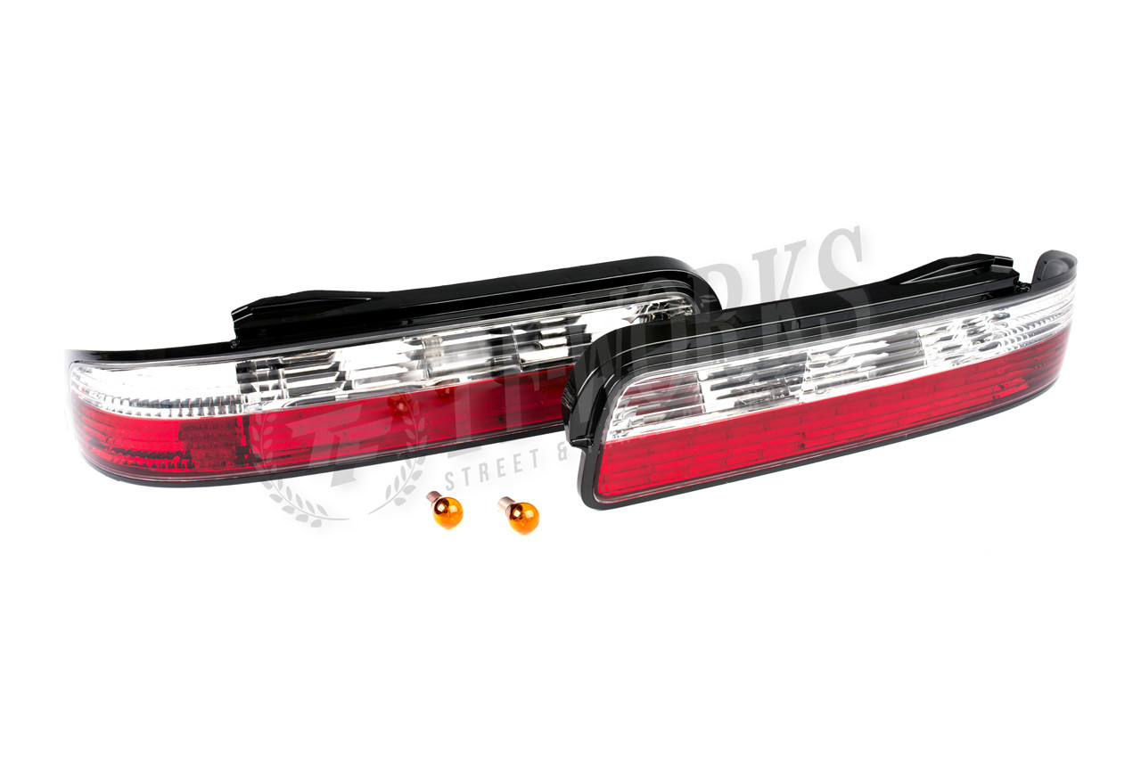 240sx Red/clear Tail Lights: Jdm Style Upgrade