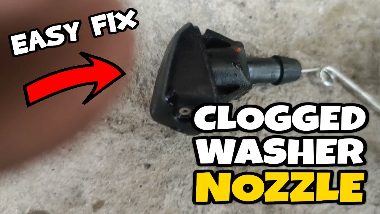 How To Unclog Windshield Washer Nozzles