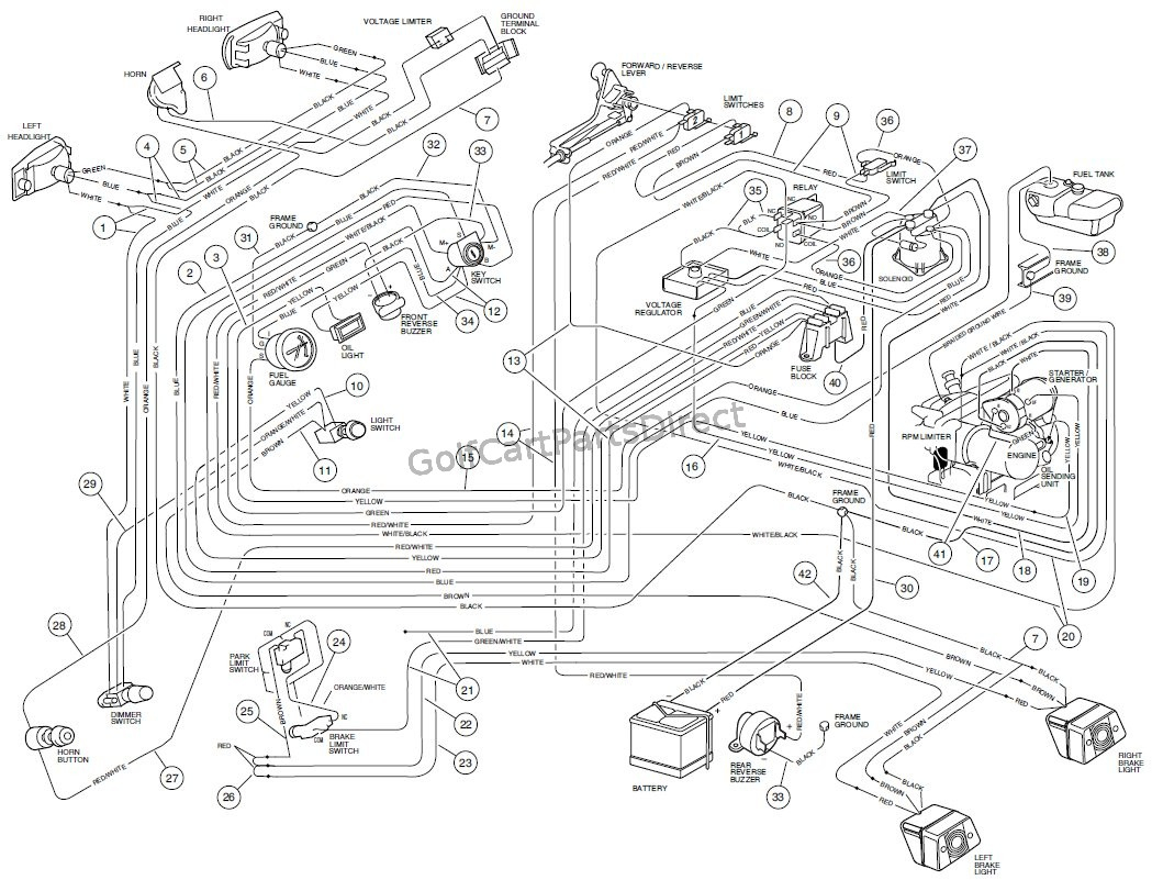 Club Car Fuel Pump Diagram
