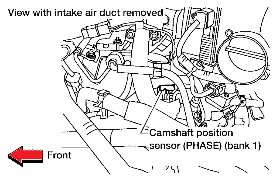 2005 Nissan Maxima Cam Sensor