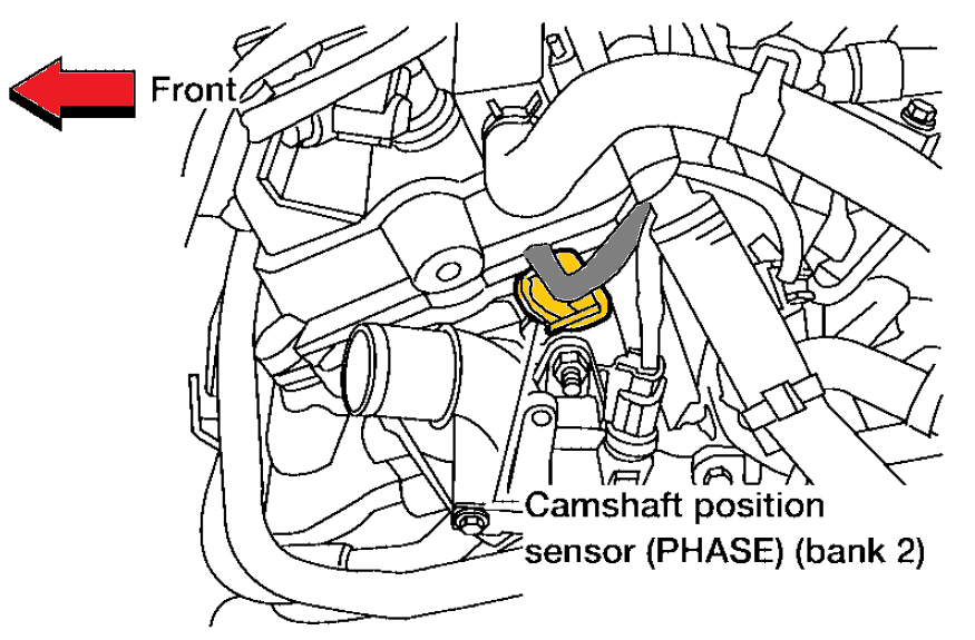 2006 Nissan Maxima Cam Sensor