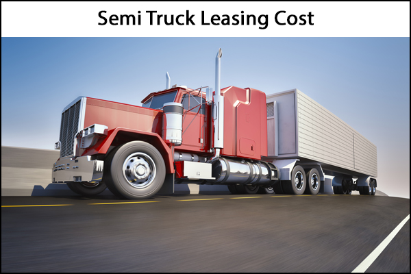 How Much To Lease A Truck