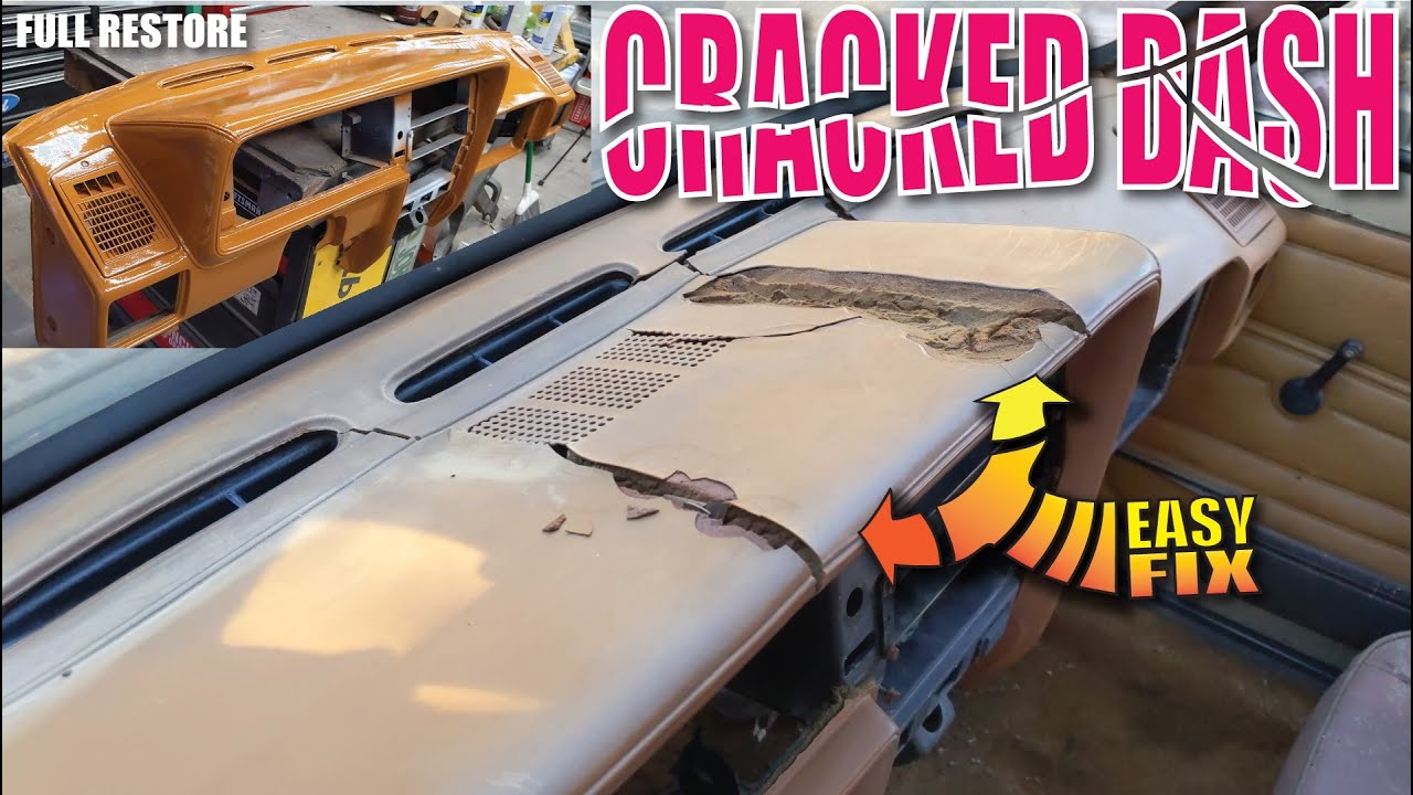 How To Repair A Cracked Car Dashboard Complete Cracked Dash Repair Super Easy DIY - YouTube