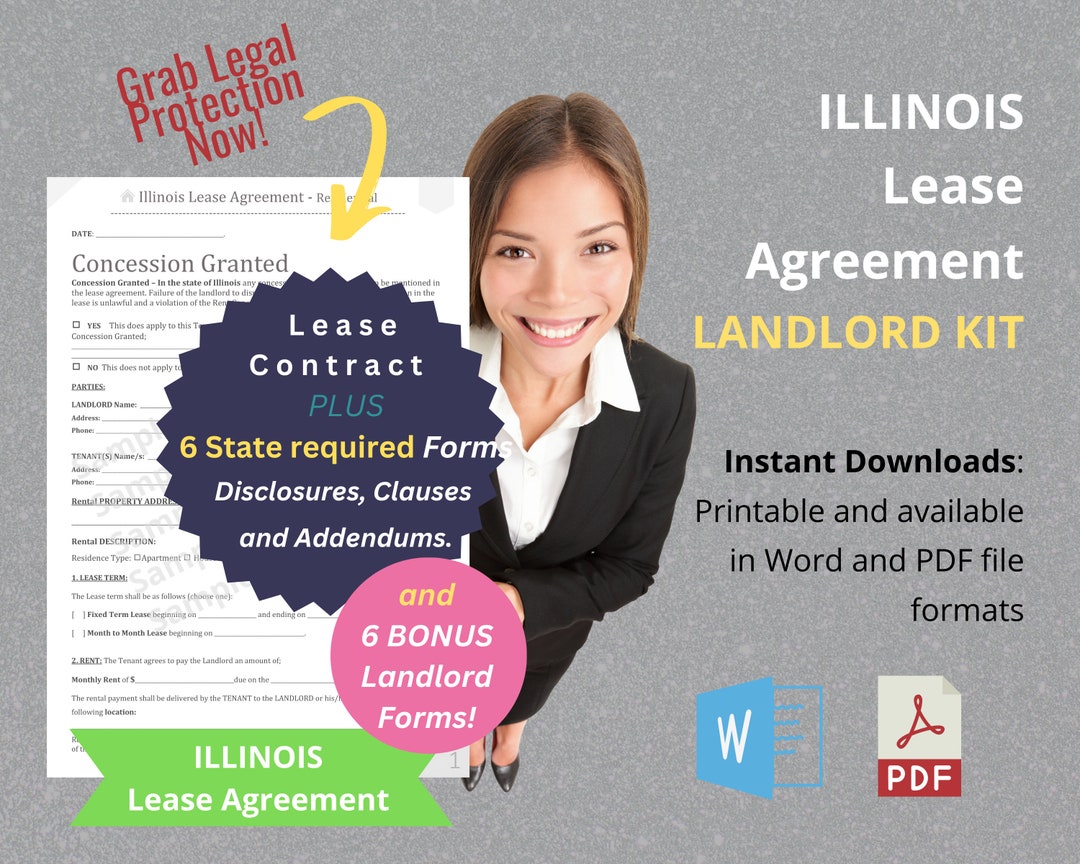 Contrato De Arrendamiento En Illinois