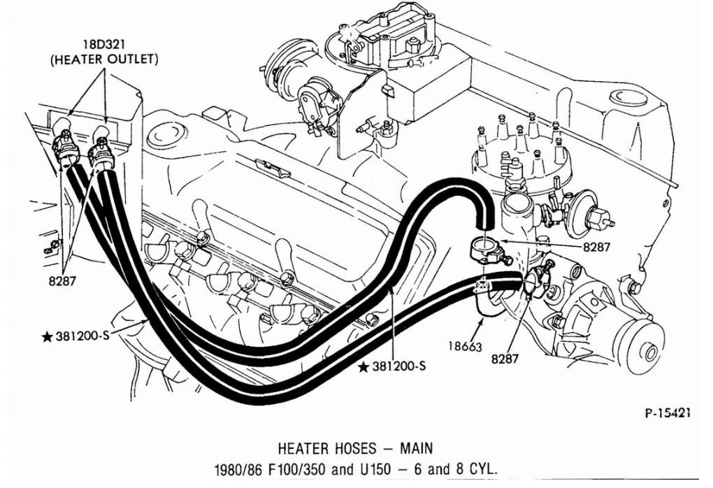 Cooling System 5.7 Hemi Heater Hose Diagram
