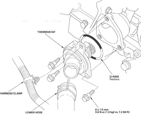 Cooling System Honda Crv Hoses Diagram