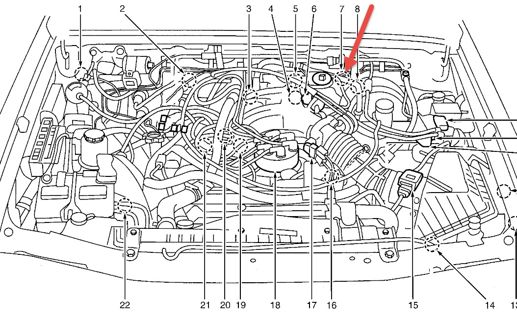 1999 Nissan Pathfinder Crankshaft Position Sensor Location