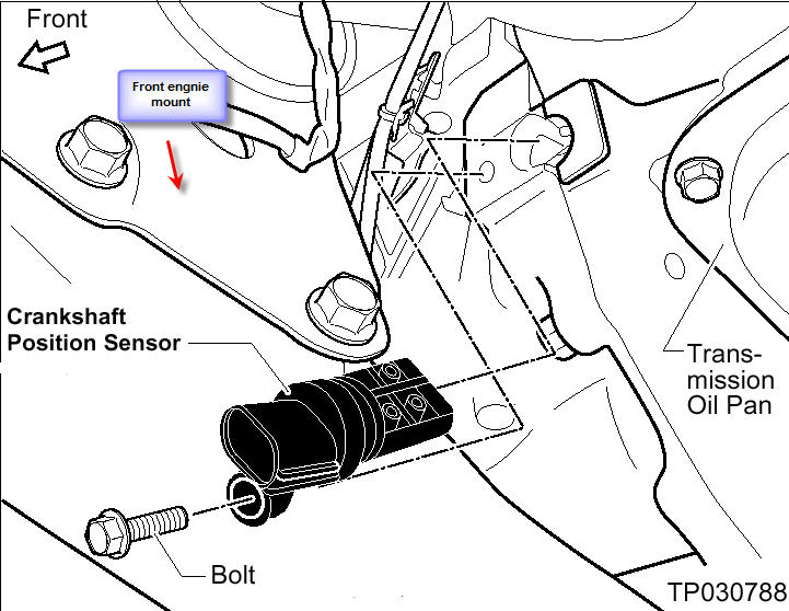 05 Nissan Altima Crank Sensor